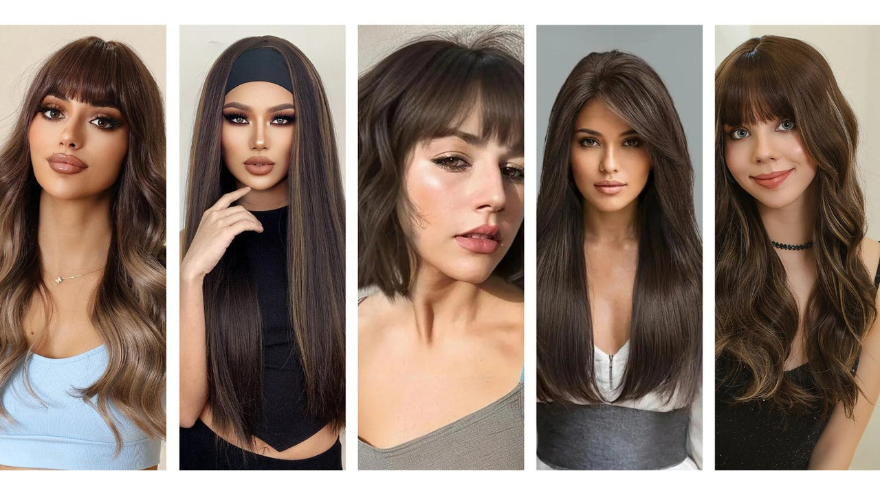 Brown Wigs - Stylonic