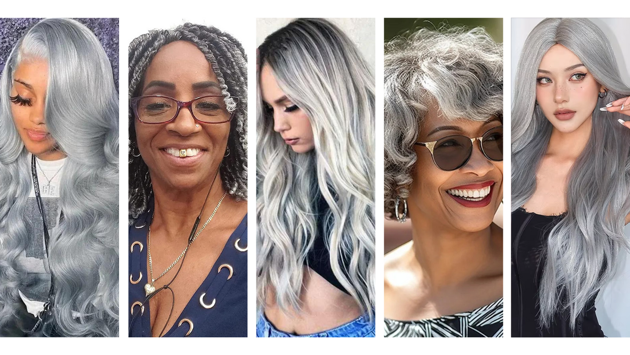 Grey Wigs - Stylonic