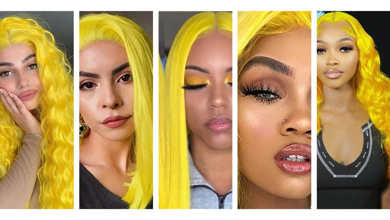 Yellow Wigs - Stylonic