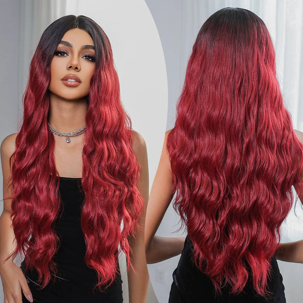 Red Lace Front Wig