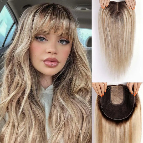 Human Hair Wiglets for Thinning Hair