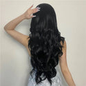 Long Black Synthetic Wig