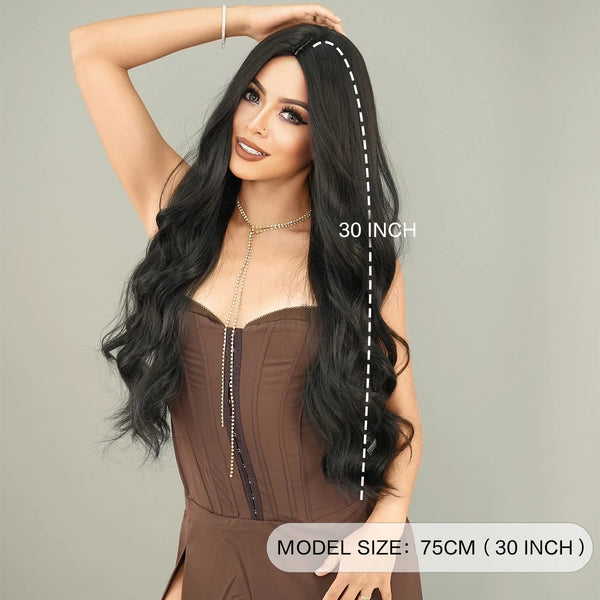 Long Black Wig