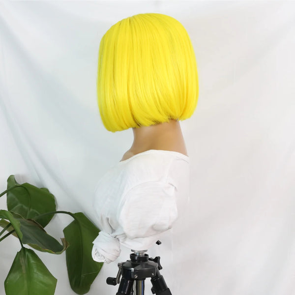 Yellow Bob Wig