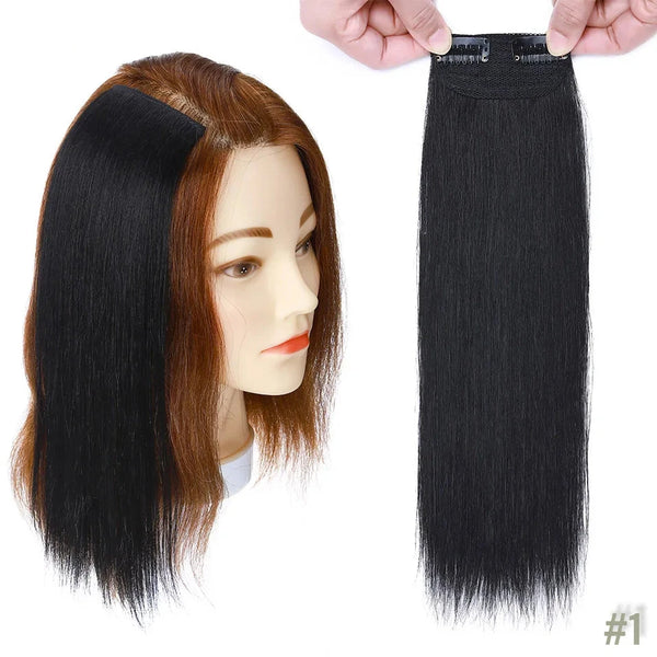 Black Clip On Hair Extensions