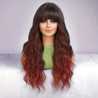 Ombre Red Wig