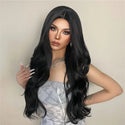 Long Black Synthetic Wig