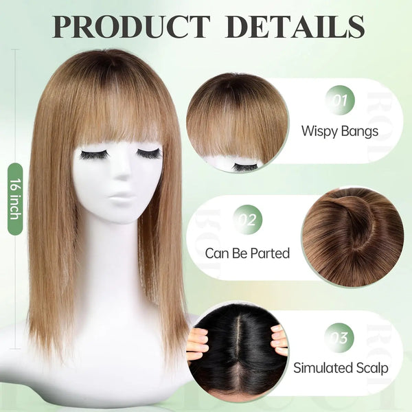 Remy Hair Toppers