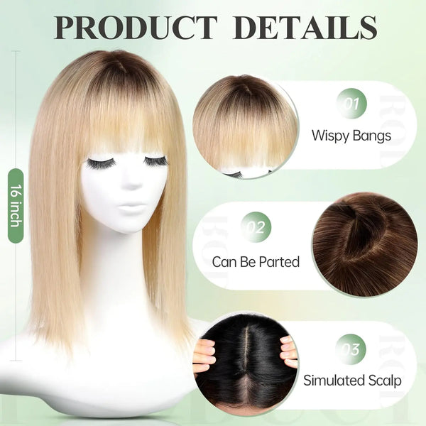 Remy Hair Toppers