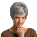 Grey Human Hair Wig