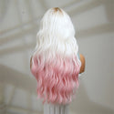 White and Pink Wig