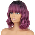 Stylonic Fashion Boutique Synthetic Wig A Purple Wig A Purple Wig - Stylonic Fashion Boutique