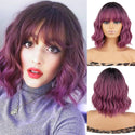 Stylonic Fashion Boutique Synthetic Wig A Purple Wig A Purple Wig - Stylonic Fashion Boutique