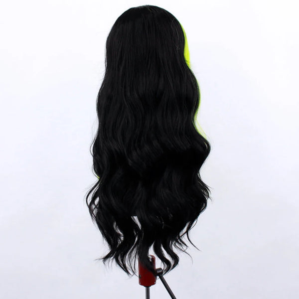 Stylonic Fashion Boutique Synthetic Wig Black and Green Wig Black and Green Wig Insight: Customer Reviews & Specifications