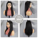 Stylonic Fashion Boutique Human Hair Wig Black Human Hair Wig Black Human Hair Wig - Stylonic Premium Wigs