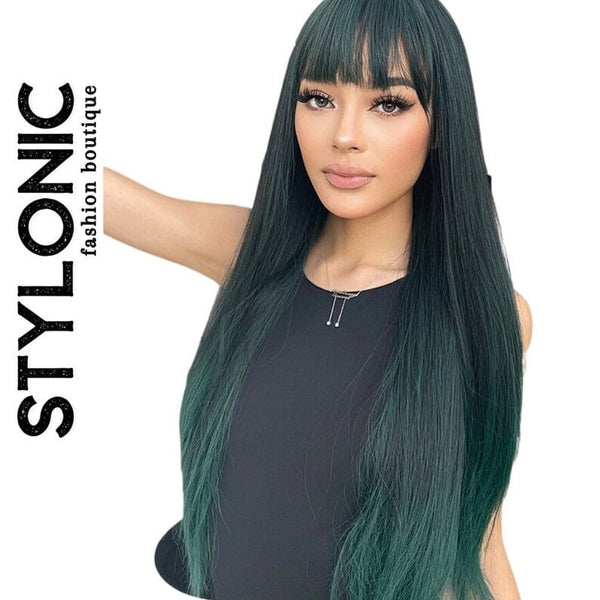 Stylonic Fashion Boutique Blackish Green Wig Blackish Green Wig - Stylonic Wigs