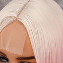 Stylonic Fashion Boutique Rfen-613 / China Wig Pink - Short Blonde Ombre Pink