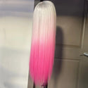 Blonde and Pink Wig
