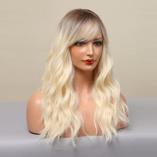 Stylonic Fashion Boutique Synthetic Wig Blonde Curly Wig Blonde Curly Wig - Stylonic Wigs