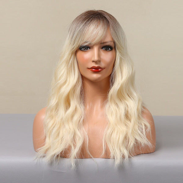 Stylonic Fashion Boutique Synthetic Wig Blonde Curly Wig Blonde Curly Wig - Stylonic Wigs