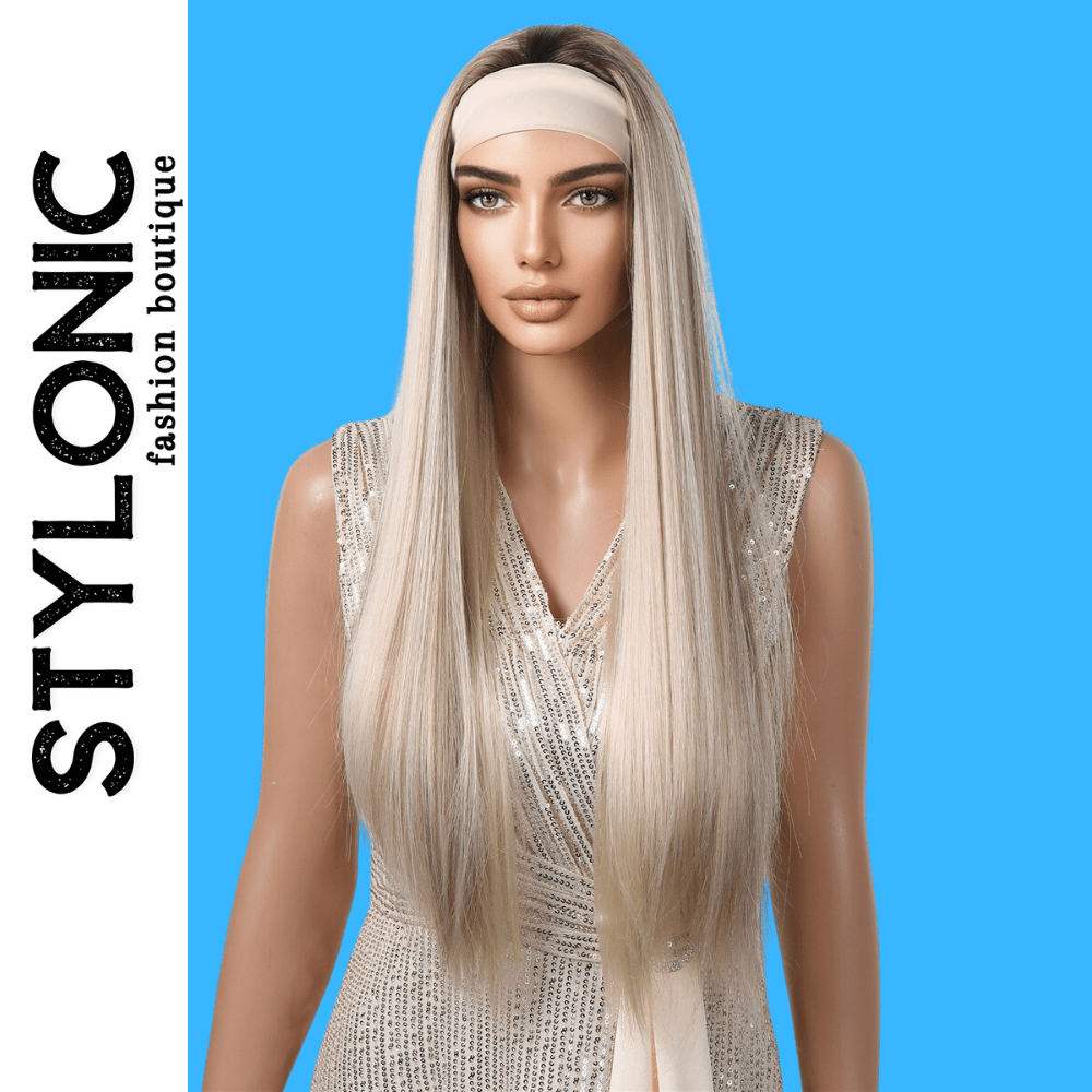 Blonde Headband Wig Stylonic Premium Wigs