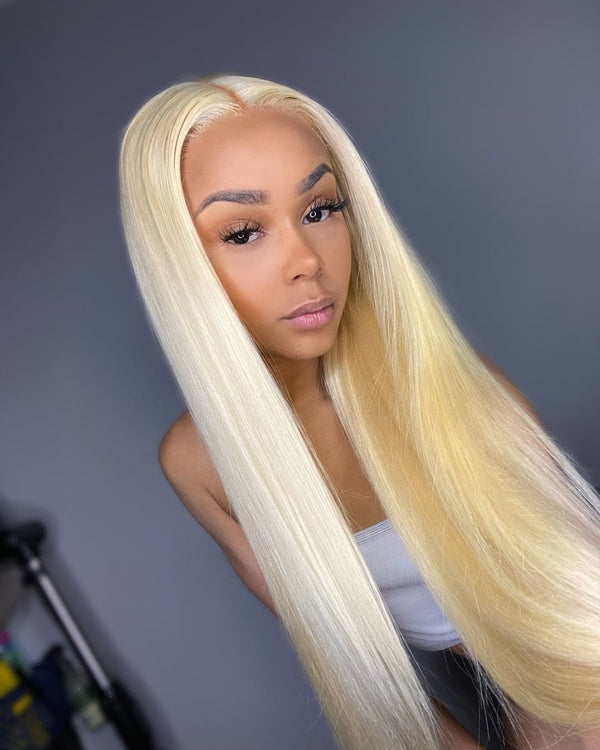 Stylonic Fashion Boutique Human Hair Wig Blonde Lace Front Wig - Human Hair  Blonde Lace Front Wig - Stylonic