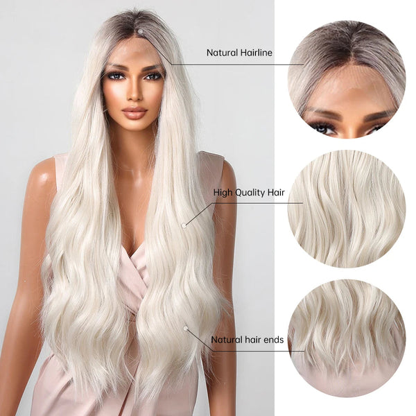 Stylonic Fashion Boutique Synthetic Wig Blonde Long Hair Wig Blonde Long Hair Wig - Stylonic Wigs