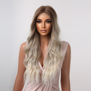 Stylonic Fashion Boutique Lace Front Synthetic Wig Platinum Blonde Lace Front Wig Platinum Blonde Lace Front Wig - Stylonic Wigs 