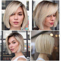 Stylonic Fashion Boutique Blunt Blonde Bob Human Hair Lace Front Wig Human Hair Wigs | Blunt Blonde Bob - Stylonic Fashion Boutique