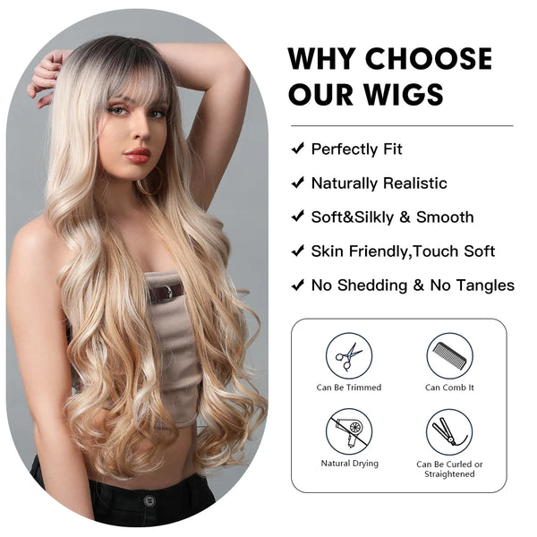 Stylonic Fashion Boutique Blonde Synthetic Wig Blonde Synthetic Wig - Stylonic Premium Wigs