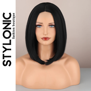 Stylonic Fashion Boutique Synthetic Wig Bob Wig Black Bob Wig Black - Stylonic Premium Wigs