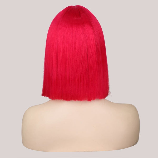 Stylonic Fashion Boutique Synthetic Wig Bright Red Bob Wig Wigs - Bright Red Bob Wig | Red Wigs | Stylonic Fashion Boutique