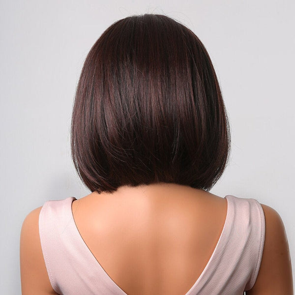 Stylonic Fashion Boutique Synthetic Wig Brown Bob Wig Brown Bob Wig - Stylonic Fashion Boutique