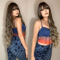Stylonic Fashion Boutique Synthetic Wig Brown Long Wig Brown Long Wig - Stylonic Fashion Boutique