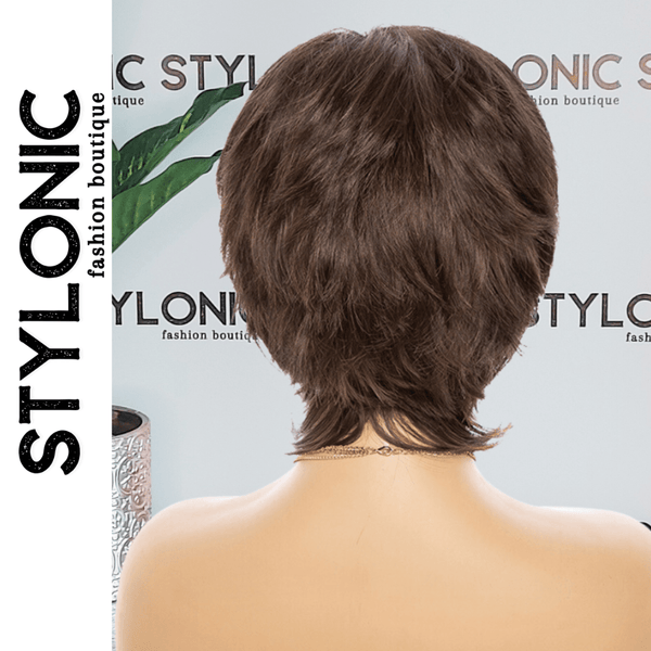 Stylonic Fashion Boutique Synthetic Wig Short Brown Synthetic Wig Short Brown Synthetic Wig - Stylonic Wigs