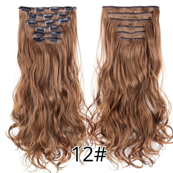 Stylonic Fashion Boutique Hair Extensions curly 12 / 22inches Clip-on Hair Extensions