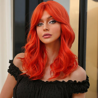 Stylonic Fashion Boutique Synthetic Wig Bright Red Body Wave Wig Bright Red Body Wave Wig - Stylonic