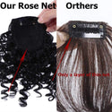 Stylonic Fashion Boutique Hair Extensions Curly Clip On Bangs Curly Clip On Bangs - Stylonic Fashion Boutique