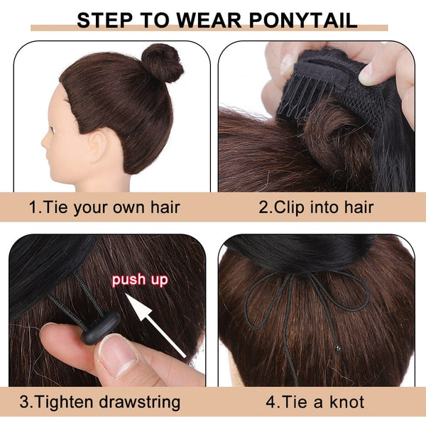 Stylonic Fashion Boutique Ponytail Extensions Curly Ponytail Extension Curly Ponytail Extension - Stylonic 