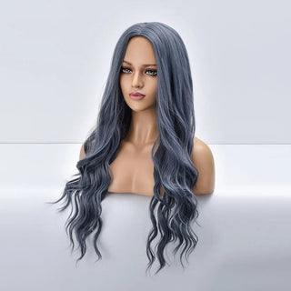 Stylonic Fashion Boutique TB20051-3 Cyan Grey Wig