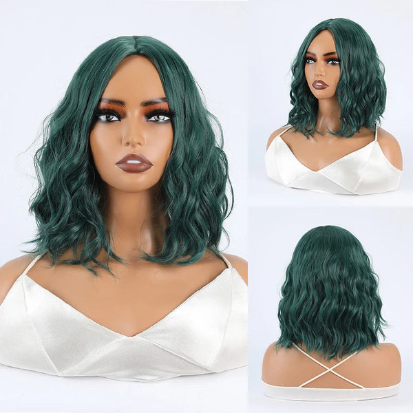 Stylonic Fashion Boutique Synthetic Wig Dark Green Wig Dark Green Wig - Stylonic Wigs