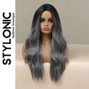 Stylonic Fashion Boutique Synthetic Wig Dark Grey Wig Dark Grey Wig - Stylonic Fashion Boutique