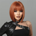 Stylonic Fashion Boutique Synthetic Wig Ginger Bob Wig Wigs - Ginger Bob Wig | Red Wigs | Stylonic Fashion Boutique