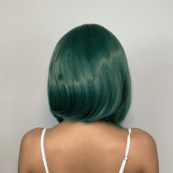 Stylonic Fashion Boutique Synthetic Wig Green Bob Wig Wigs - Green Bob Wig | Stylonic Fashion Boutique