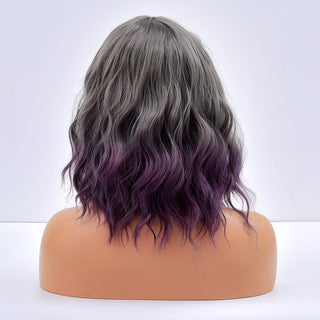 Stylonic Fashion Boutique Synthetic Wig Dark Gray To Purple Ombre Wig Dark Gray To Purple Ombre Wig - Stylonic Wigs