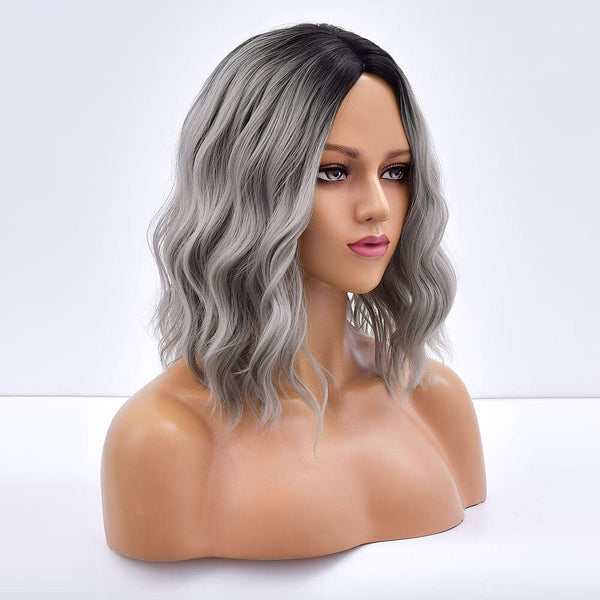 Stylonic Fashion Boutique Synthetic Wig Grey Wig Wigs | Silver Wigs | Grey Wig - Stylonic Fashion Boutique