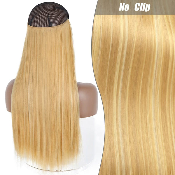 Stylonic Fashion Boutique Hair Extensions 22H613 / 16inch-40cm Halo Hair Extensions - Straight Halo Hair Extensions - Straight | Stylonic Fashion Boutique