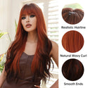 Stylonic Fashion Boutique Synthetic Wig Highlighted Red Wig Highlighted Red Wig - Stylonic Premium Wigs