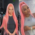 Stylonic Fashion Boutique Human Hair Wigs Human Hair Pink Wigs Human Hair Pink Wigs - Stylonic Wigs