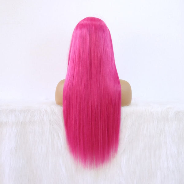 Long Pink Wig